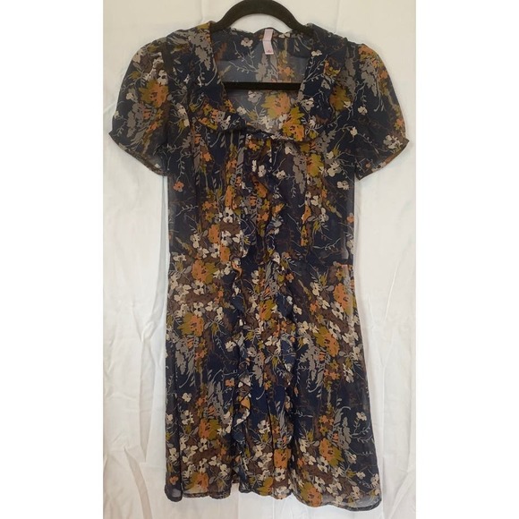 Ruffled Floral Dress- Size Medium - Picture 1 of 8